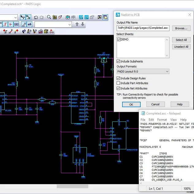PADS Logic for interfaces of other pcb design systems - InnoFour experts